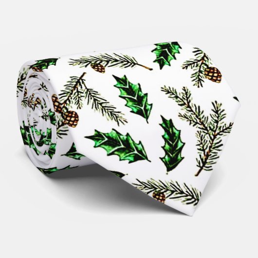 松と柊 ネクタイ (ロール)