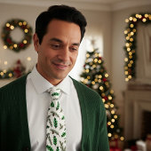 松と柊 ネクタイ