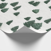 松と雪 ラッピングペーパー (角)