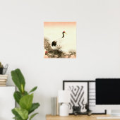 松に鶴の伊東二三郎伊東二三郎 ポスター (ホームオフィス)