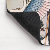 松に鶴,北斎ツルの松，北斎，浮世絵 マウスパッド (コーナー)