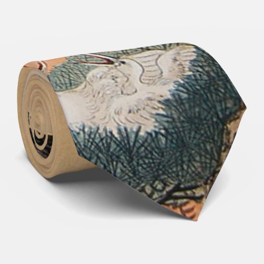 松に鶴, 古邨 Crane on Pine Tree, Koson, Ukiyo-e ネクタイ (ロール)