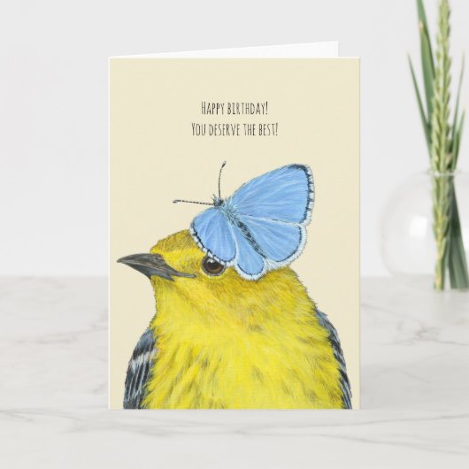 松のウニの誕生日カード カード (正面)