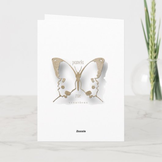 松のクリスマスカード カード (裏面)