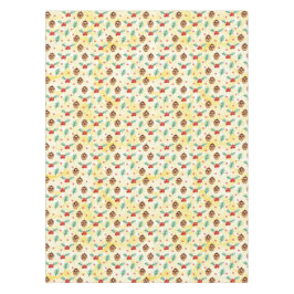 松のコーンとホリーのクリスマスパターン テーブルクロス