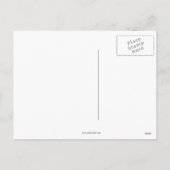 松のコーンとモミの枝の写真の休日の挨拶 シーズンポストカード (裏面)