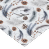 松のコーンと松の針冬のパターン テーブルクロス (アングル)