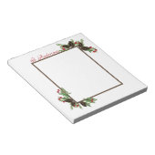 松のコーンと果実のノートパッド ノートパッド (アングル)