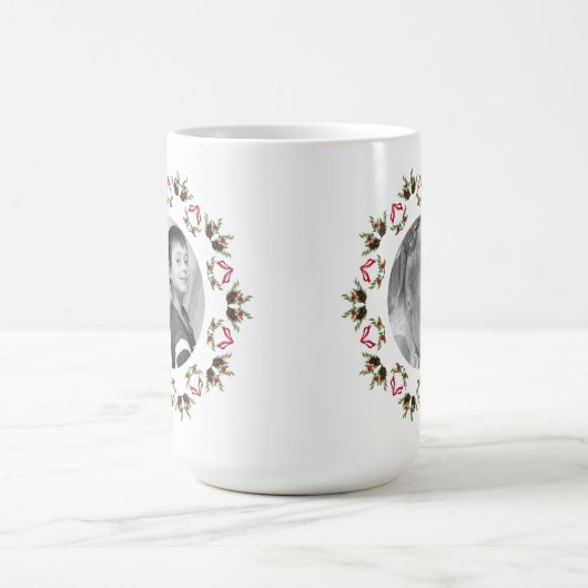 松のコーンと果実のマンダラマグ コーヒーマグカップ (中央)