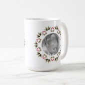 松のコーンと果実のマンダラマグ コーヒーマグカップ (正面右)