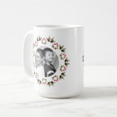 松のコーンと果実のマンダラマグ コーヒーマグカップ (正面左)