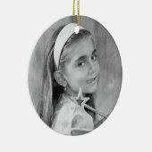 松のコーンと果実マンダラ写真オーナメント セラミックオーナメント (右)