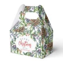 松のコーン模様メリークリスマスフローラ