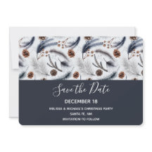 松のコーン&松の針クリスマスパターン