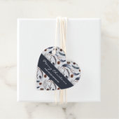 松のコーン&松の針クリスマスパターン フェイバータグ (インサイチュ)