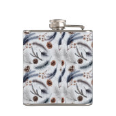 松のコーン&松の針水の色パターン フラスク (裏面)