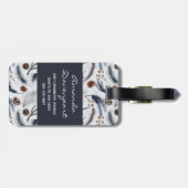 松のコーン&松の針水の色パターン ラゲッジタグ (裏面横)