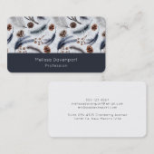 松のコーン&松の針水の色パターン 名刺 (正面/裏面)