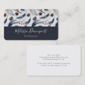 松のコーン&松の針水の色パターン 名刺 (正面/裏面)