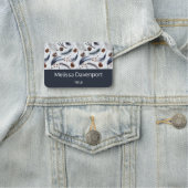 松のコーン&松の針水の色パターン 名札 (インサイチュ)