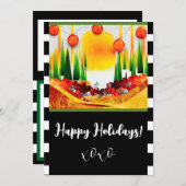 松の中でホリデー！ シーズンカード (正面/裏面)