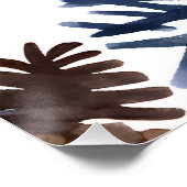 松の円錐と枝 | 水彩絵を描冬 ポスター (コーナー)