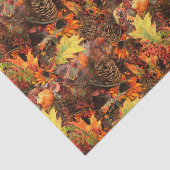 松の円錐と紅葉 薄葉紙 (詳細)