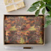 松の円錐と紅葉 薄葉紙 (ギフト)