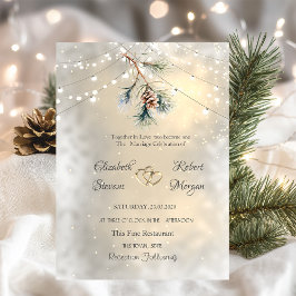 松の円錐分岐文字列ライト結婚ズ 招待状