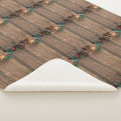 松の円錐形の木製の背景 シェルパブランケット (3/4)