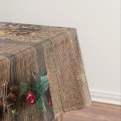 松の円錐形の木製の背景 テーブルクロス (インサイチュ)