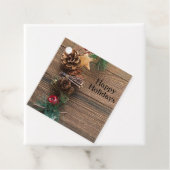 松の円錐形の木製の背景 フェイバータグ (インサイチュ)