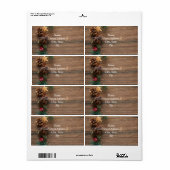 松の円錐形の木製の背景 ラベル (フルシート)