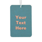 松の円錐花 カーエアーフレッシュナー (裏面)