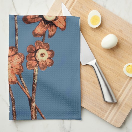 松の円錐花 キッチンタオル (四つ折り)