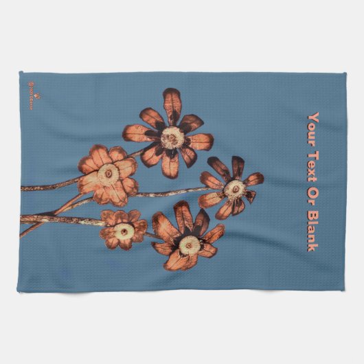 松の円錐花 キッチンタオル (横)