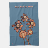 松の円錐花 キッチンタオル (縦)