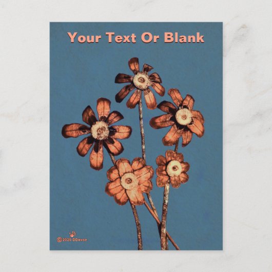 松の円錐花 シーズンポストカード (正面)