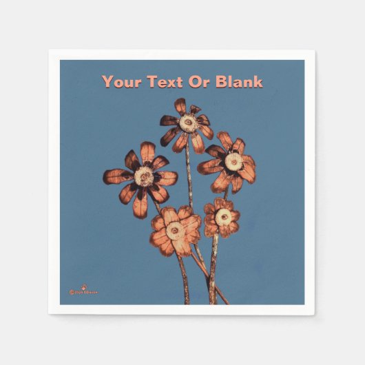 松の円錐花 スタンダードカクテルナプキン (正面)