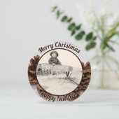 松の円錐額写真オールドファッションドクリスマス (スタンド正面)