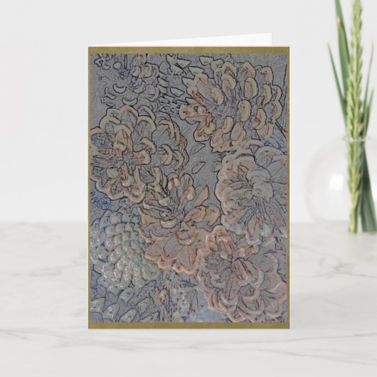 松の円錐 カード (正面)