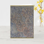 松の円錐 カード (黄色い花)