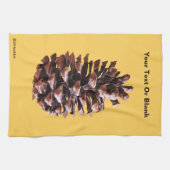 松の円錐 キッチンタオル (横)