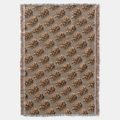 松の円錐 スローブランケット (正面縦)