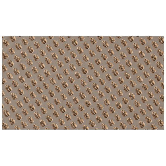 松の円錐 テーブルクロス (正面(横))