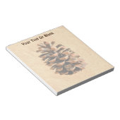 松の円錐 ノートパッド (アングル)