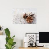 松の円錐 ポスター (ホームオフィス)