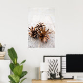 松の円錐 ポスター (ホームオフィス)