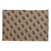 松の円錐 枕カバー (裏面)