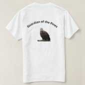 松の守護者イーグルグラフィックTシャツ Tシャツ (デザイン裏面)